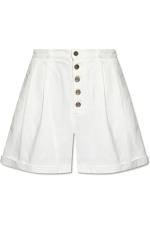 Etro Femme, Shorts, Blanc, Taille: 38 FR Mini-Short Pegaso Motif