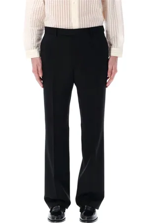 Sunflower Homme, Pantalons, Noir, Taille: L Pantalon droit en laine noir