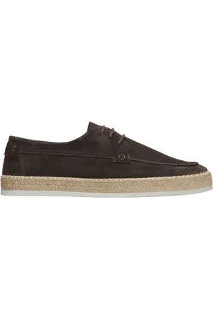 Estro Homme, Chaussures, Brun, Taille: 42 EU Mocassins à lacets marron foncé