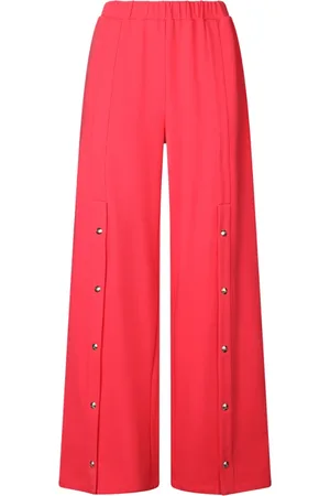 Liu Jo Femme, Pantalons, Rouge, Taille: 40 FR Pantalon de jogging large rouge