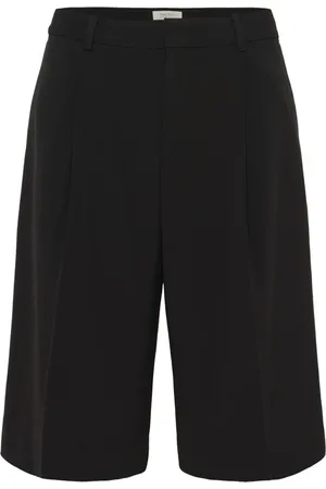 Part Two Femme, Shorts, Noir, Taille: 46 FR Pantalon Noir Coupe Droite Modèle Kairapw