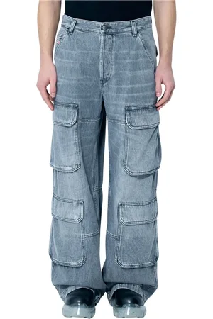 Diesel Homme, Jeans, Gris, Taille: W30 Cargo Jeans avec Style D-Touch