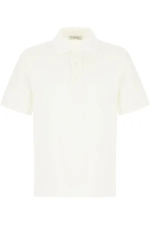 Lanvin Homme, Tops, Blanc, Taille: M Polo Classique