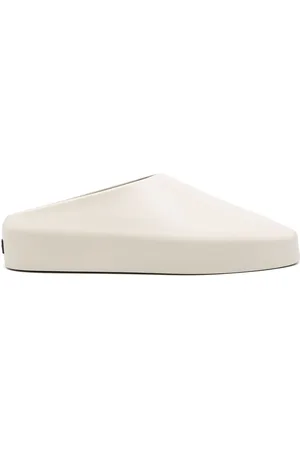FEAR OF GOD Homme, Chaussures, Blanc, Taille: 42 EU Mules Bout Pointu avec Logo en Relief