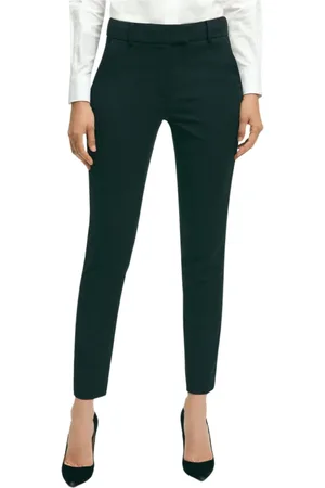 Brooks Brothers Femme, Pantalons, Noir, Taille: 38 FR Pantalon de smoking noir en mélange de laine extensible