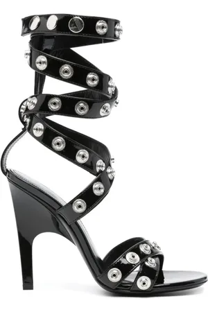 The Attico Femme, Chaussures, Noir, Taille: 38 EU Sandales
