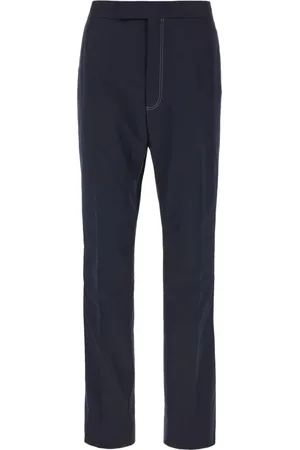 Thom Browne Homme, Pantalons, Bleu, Taille: L Pantalons Élégants pour Hommes