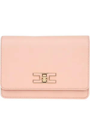 Elisabetta Franchi Femme, Sacs, Rose, Taille: ONE Size Petit sac bandoulière avec chaîne