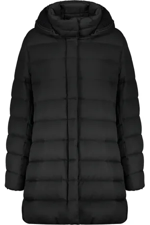 HERNO Femme, Manteaux, Noir, Taille: 42 FR Veste imperméable à capuche en duvet