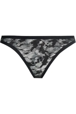 Diesel Femme, Sous-vêtements, Noir, Taille: 42 FR Culottes Transparentes