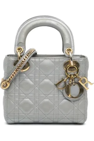 Dior Femme, Pre-owned, Gris, Taille: ONE Size Pre-owned Cuir sacs-dior
