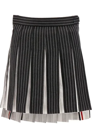Thom Browne Femme, Jupes, Noir, Taille: 38 FR Gonne Short Skirt
