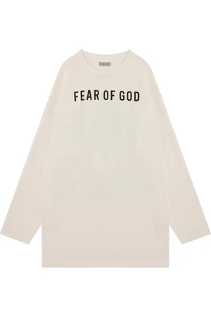 FEAR OF GOD Homme, Tops, , Taille: M T-shirt à Manches Longues Col Rond