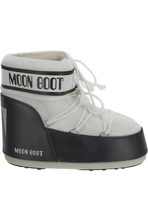Moon Boot Homme, Chaussures, Blanc, Taille: 42 EU Low Nylon Icon Winter Bottes