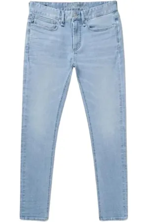 Denham Homme, Jeans, Bleu, Taille: W34 L32 Jean slim en denim stretch moderne
