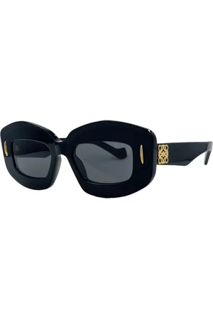 Loewe Femme, Accessoires, Noir, Taille: ONE Size Lunettes de soleil Noir Marbré