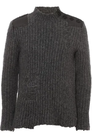 Stella McCartney Homme, Pulls, Gris, Taille: L Pull Douillet en Tricot