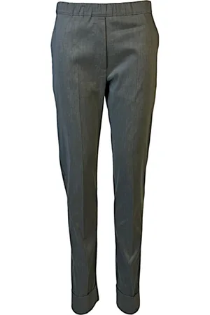 D.EXTERIOR Femme, Pantalons, Gris, Taille: 42 FR Pantalon Gris Style Cigarette