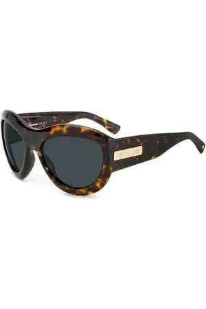 Dsquared2 Homme, Accessoires, Brun, Taille: ONE Size Lunettes de soleil marron en plastique