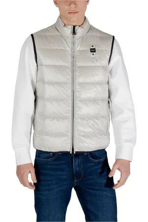 Blauer Homme, Vestes, Gris, Taille: L Gilet en Polyamide