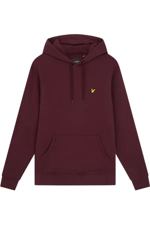 Lyle & Scott Homme, Sweatshirts et sweats à capuche, Rouge, Taille: S Pull à Capuche
