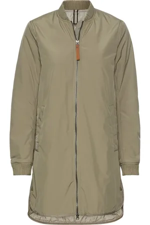 Camel Active Femme, Manteaux, Vert, Taille: 44 FR Manteau en polyester