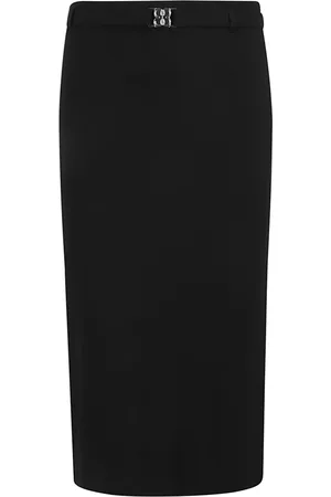 Filippa K Femme, Jupes, Noir, Taille: 38 FR Jupe Jersey Ceinturée