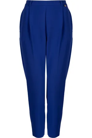 Liu Jo Femme, Pantalons, Bleu, Taille: 36 FR Élégant Pantalon Slim Fit