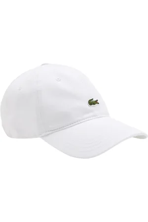 Lacoste Unisex, Accessoires, Blanc, Taille: ONE Size Casquette en Twill de Coton