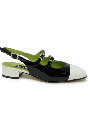 Carel Femme, Chaussures, Multicolore, Taille: 37 1/2 EU Ballerines en cuir noir