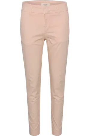 Part Two Femme, Pantalons, Rose, Taille: 36 FR Pantalon Casual Pale Blush Cheville