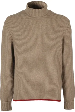 FAY Homme, Pulls, Brun, Taille: L Collection de pulls rétro