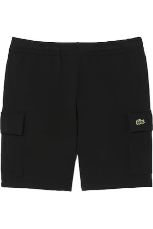 Lacoste Homme, Shorts, Noir, Taille: M Shorts en Coton Coupe Régulière