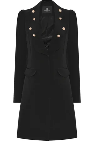 Bruuns Bazaar Femme, Robes, Noir, Taille: 42 FR Élégante robe noire à col en V