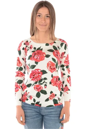 Liu Jo Femme, Pulls, Multicolore, Taille: 38 FR Pull Tricot Col Rond