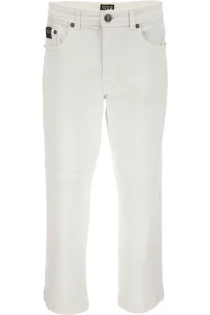 VERSACE Homme, Jeans, Blanc, Taille: W35 Pantalon Blanc