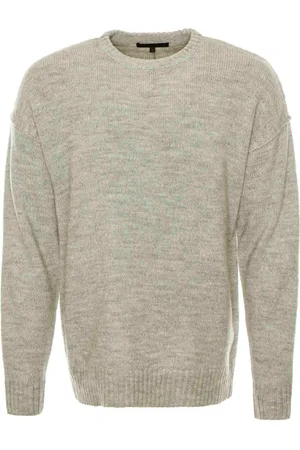 Drykorn Homme, Pulls, Gris, Taille: M Pull doux en maille à col rond