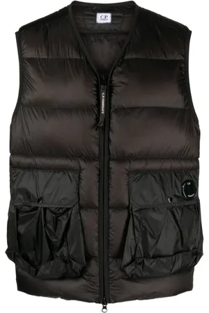 C.P. Company Homme, Vestes, Noir, Taille: S Gilet Rembourré