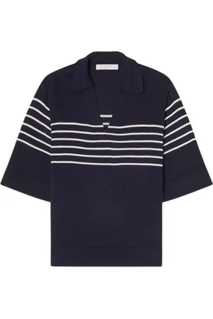 BUSNEL Femme, Pulls, Bleu, Taille: 36 FR Haut Rayé Freja