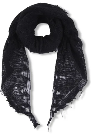 Cortana Femme, Accessoires, Noir, Taille: ONE Size Bandana Noir en Maille Ajourée