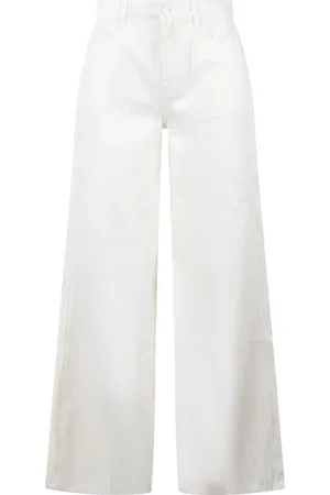 7 for all Mankind Femme, Pantalons, Blanc, Taille: W30 Willow Wide Leg Jeans