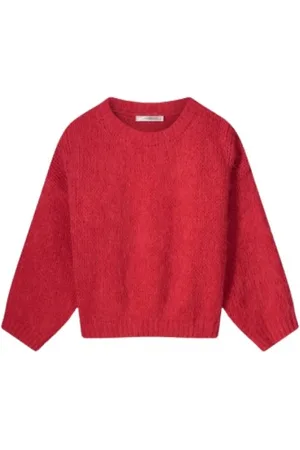 Summum Woman Femme, Pulls, Rouge, Taille: 38 FR Pull Boxy en Alpaga
