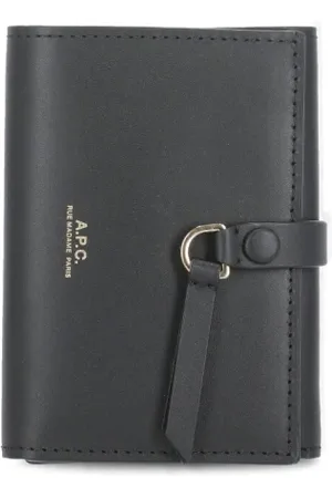 A.P.C. Femme, Accessoires, Noir, Taille: ONE Size Portefeuille en cuir