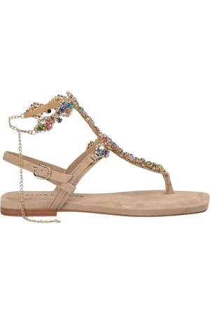 Alma en Pena Femme, Chaussures, Multicolore, Taille: 42 EU Sandale multicolore en strass