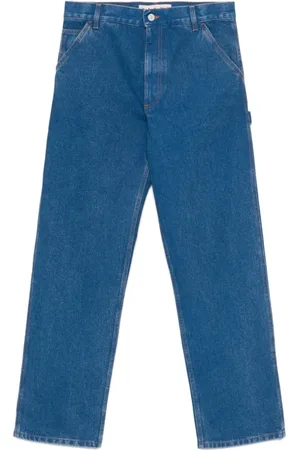 Marni Homme, Jeans, Bleu, Taille: W32 Jean en denim bleu avec logo élégant
