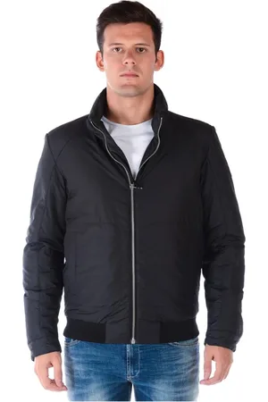 VERSACE Homme, Vestes, Noir, Taille: L Veste en Denim Élégante