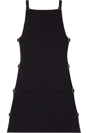 Courrèges Femme, Robes, Noir, Taille: 38 FR Mini-robe noire en laine