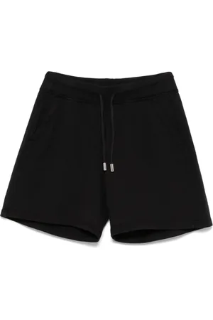 Dsquared2 Femme, Shorts, Noir, Taille: 40 FR Short Élastiqué à Cordon de Serrage
