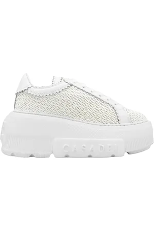 Casadei Femme, Chaussures, Blanc, Taille: 37 EU Baskets Blanc Nexus Hanoi