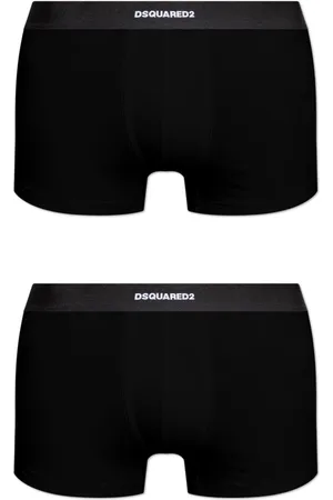 Dsquared2 Homme, Sous-vêtements, Noir, Taille: S Lot de deux boxers
